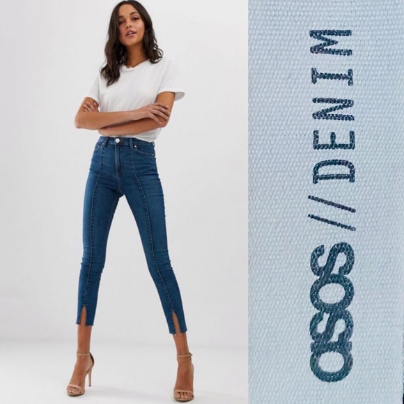 ASOS Plus Size Ridley High Waist Skinny Jean 34/36 - Picture 5 of 16